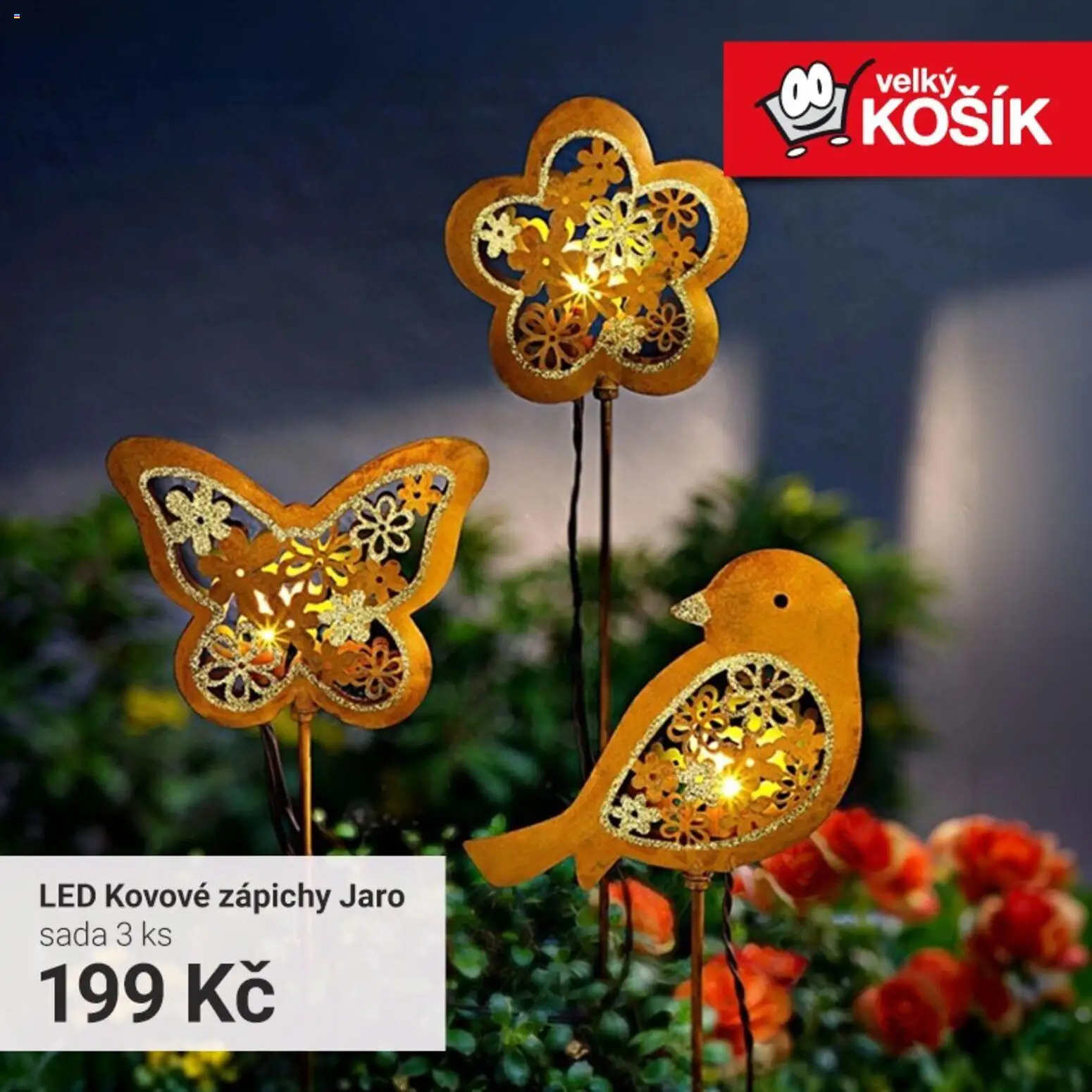 Velký Košík leták od 08.04.2026 | Strana: 4 | Produkty: Košík, LED