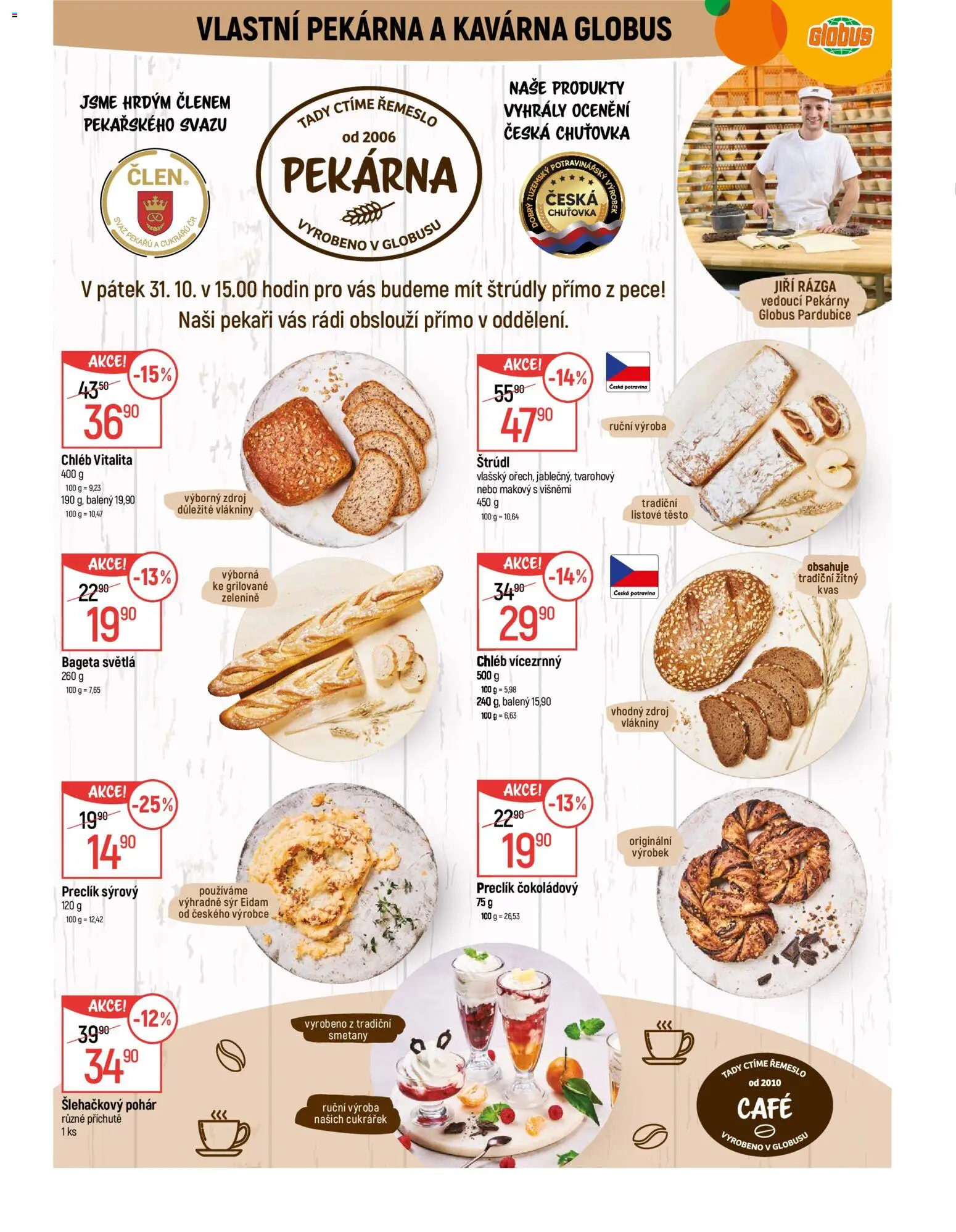 Globus leták - Pardubice od 29.10.2025 | Strana: 8 | Produkty: Globus, Listové těsto, Eidam, Těsto
