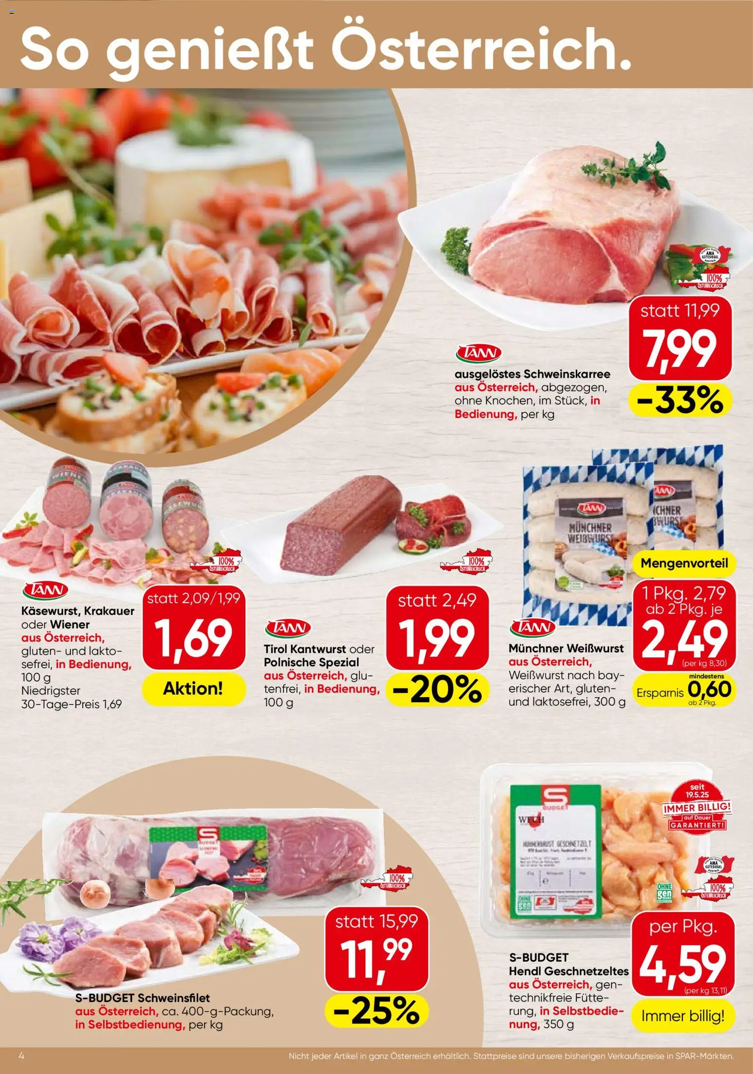 Spar Flugblatt - Kärnten gültig ab 13.11.2025 | Seite: 4