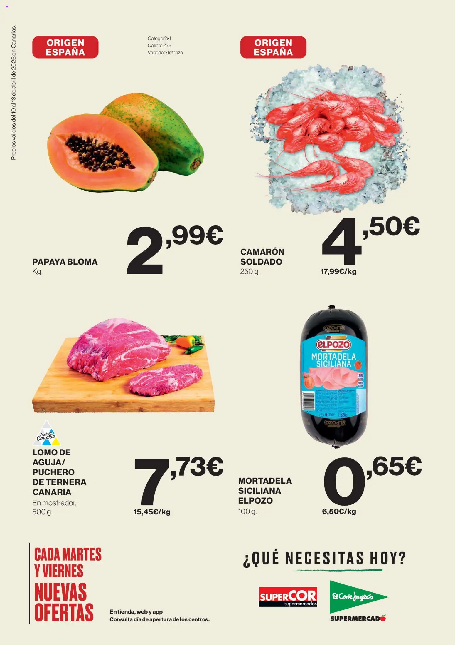 Supercor Canarias │ válido desde el 10.04.2026 | Página: 2 | Productos: Mortadela