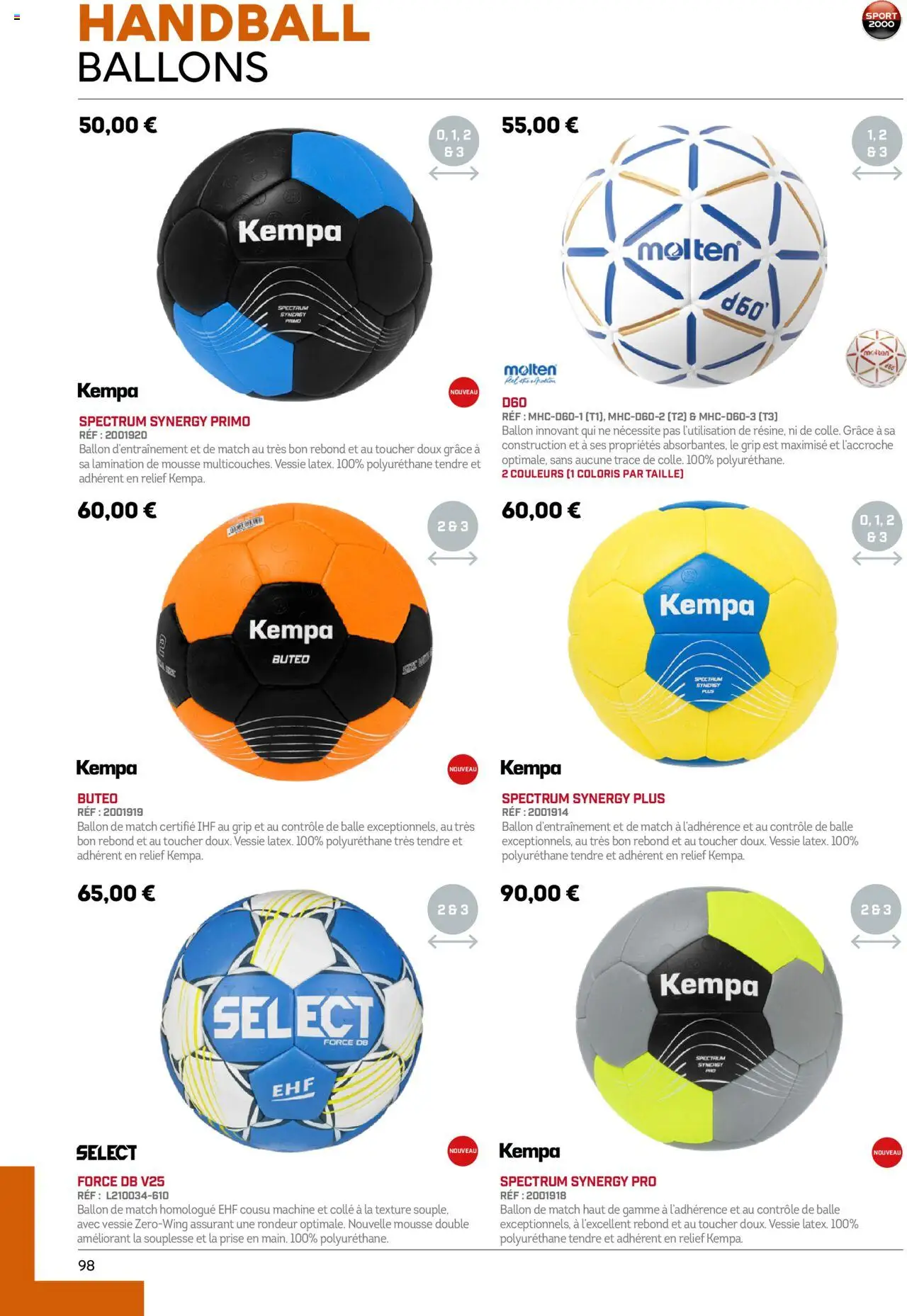 {H1} | Page: 98 | Produits: Mousse, Prise, Colle