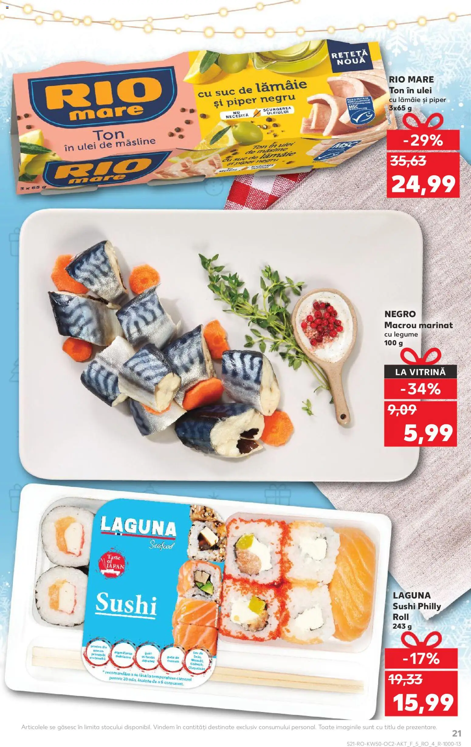Noul catalog Kaufland – valabil de la 10.12.2025 | Pagină: 21 | Produse: Vitrină, Ulei, Legume, Lămâie