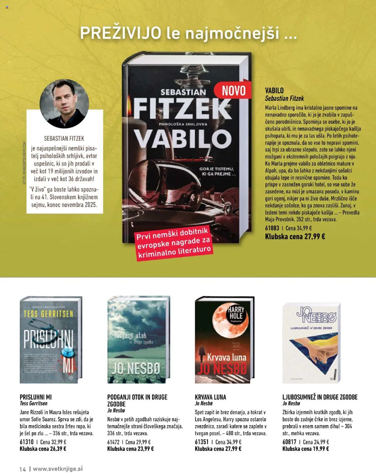 Novi Svet knjige katalog ponudbe – veljaven od 01.10.2025 | Stran: 14