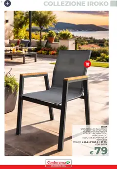Anteprima del volantino Conforama volantino Giardino valido a partire dal 19.03.2026 | Pagina: 55 | Prodotti: Braccioli, Alluminio, Sedia