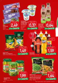 Eurospar Flugblatt ab 09.10.2025 gültig | Seite: 6 | Produkte: Gurken, Gemüse, Erbsen, Schokolade