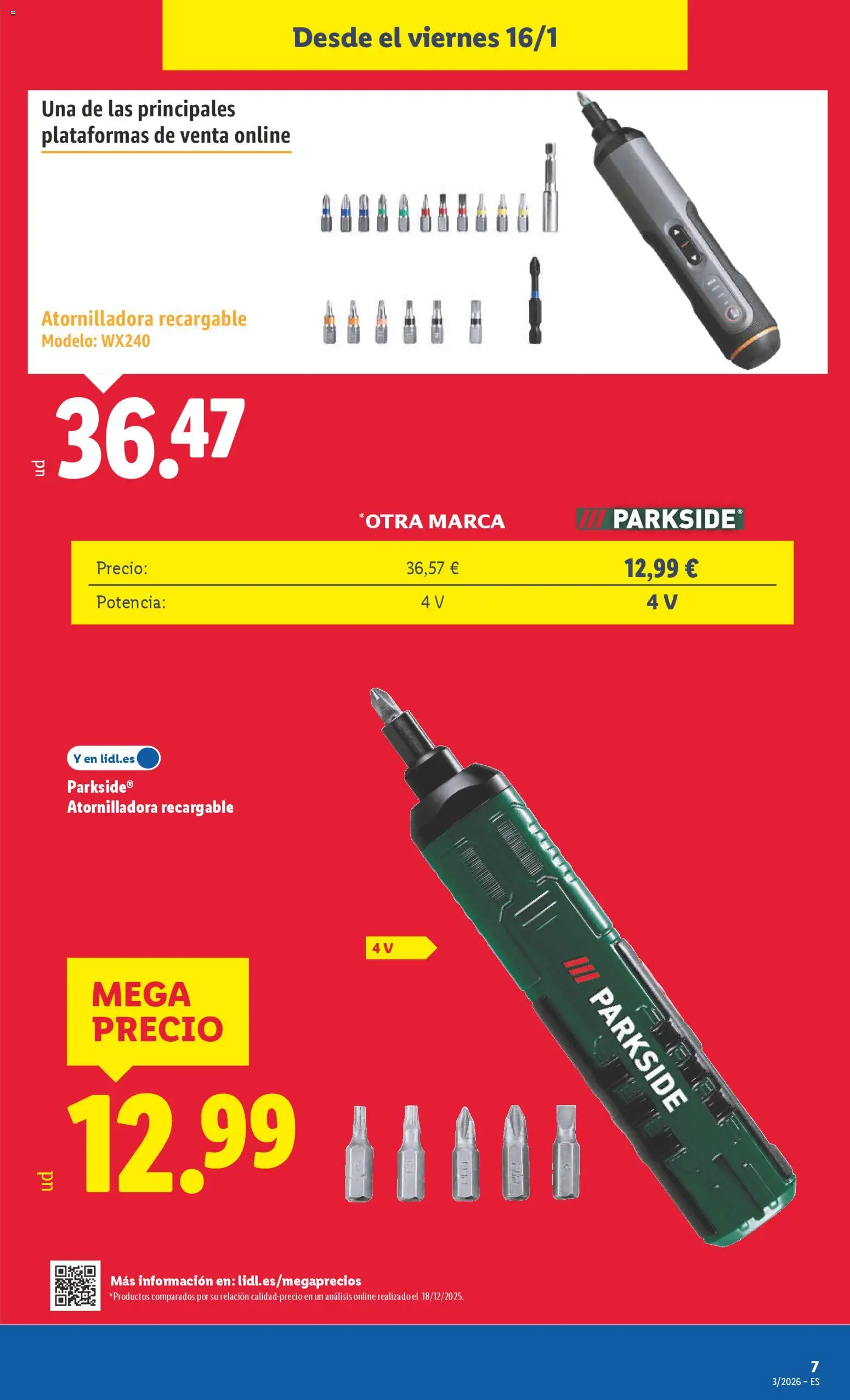 Lidl folleto de bazar │ válido desde el 12.01.2026 | Página: 15