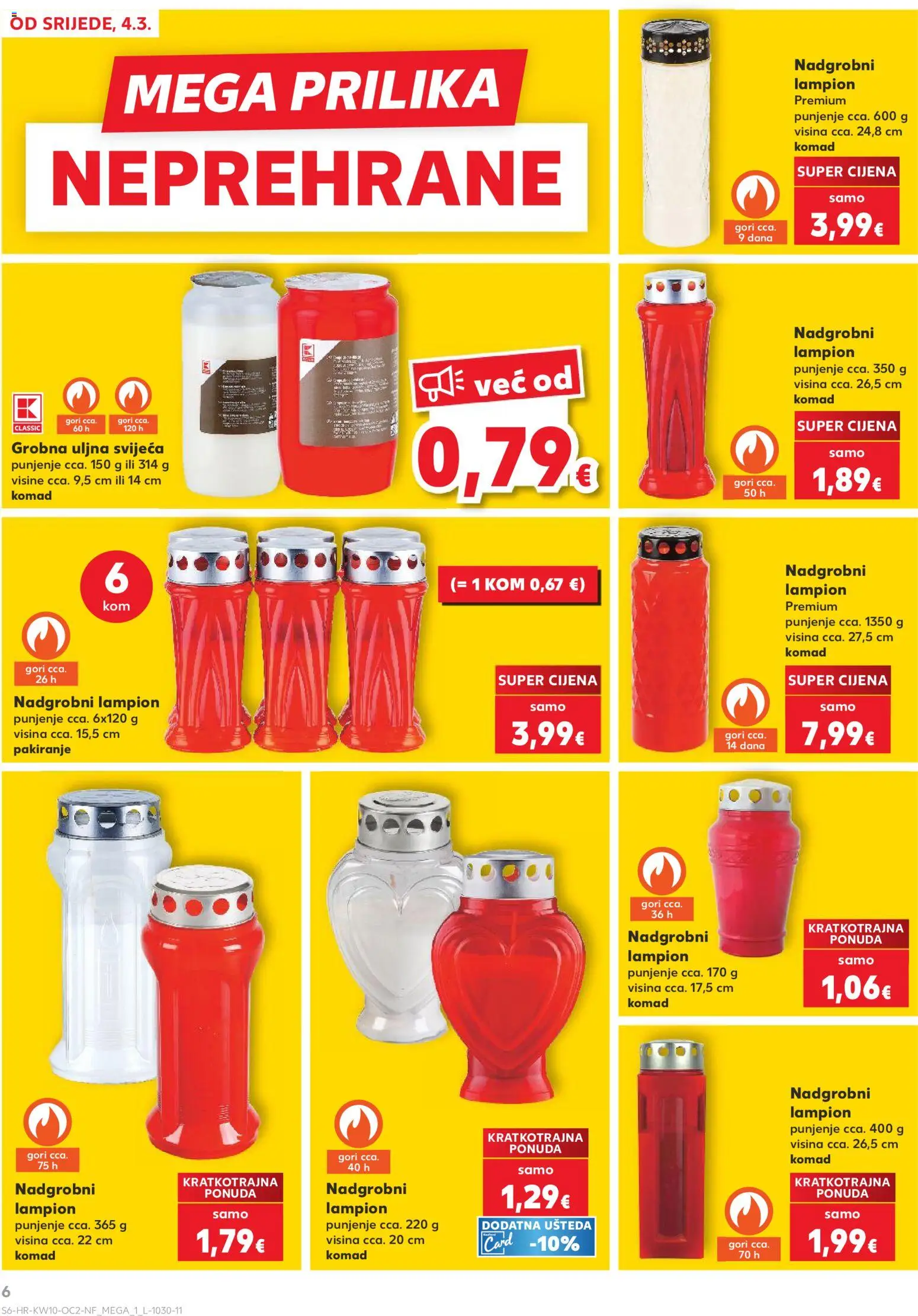 Kaufland katalog | vrijedi od 04.03.2026 | Stranica: 6 | Proizvodi: Lampion