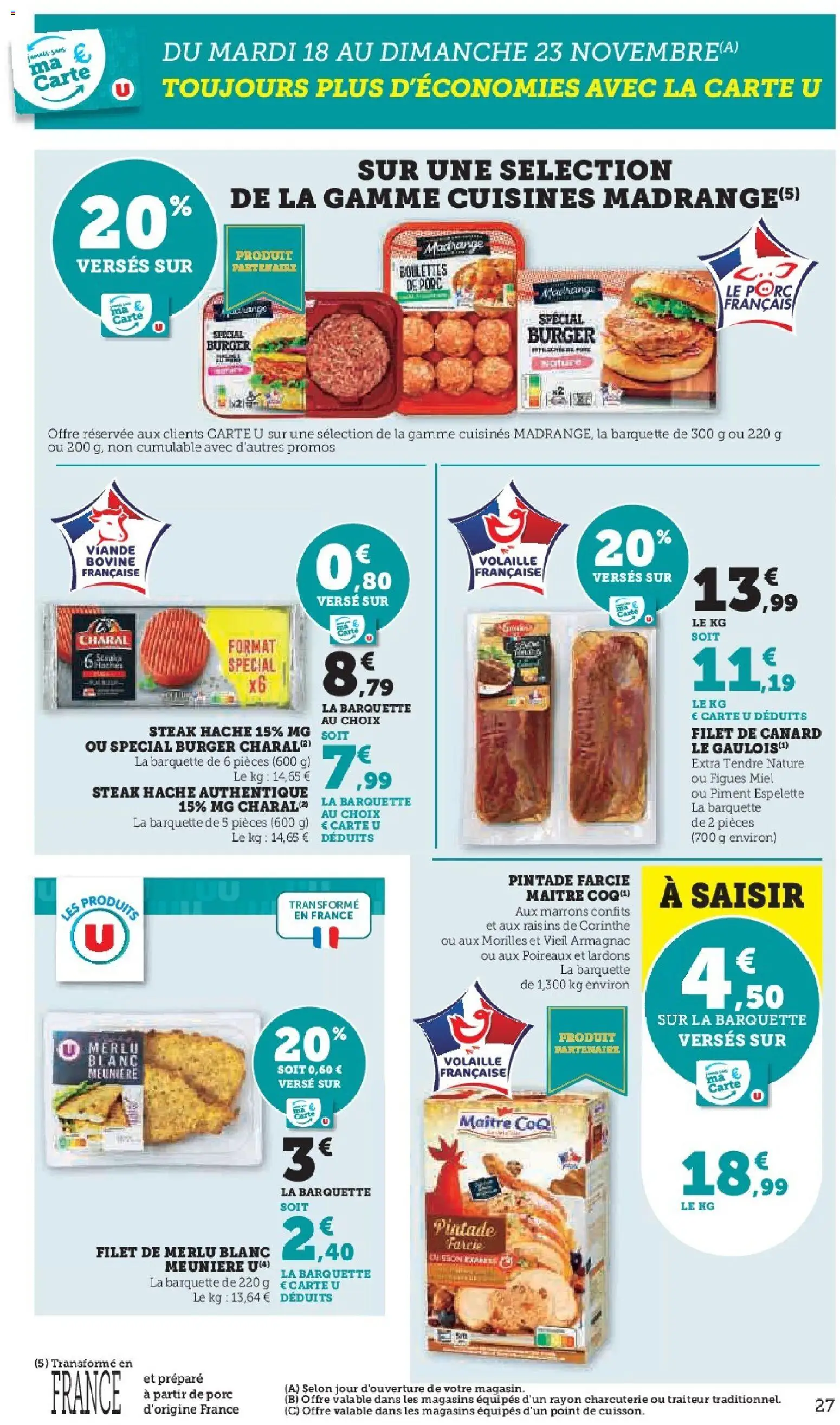 {H1} | Page: 27 | Produits: Volaille, Piment, Pintade, Viande