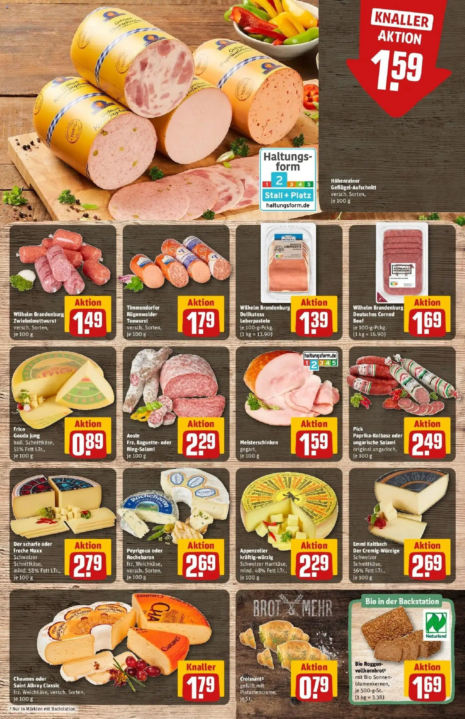 Rewe Prospekt Bad Orb	 – gültig ab 30.03.2026 | Seite: 11 | Produkte: Croissant, Paprika, Brot, Salami