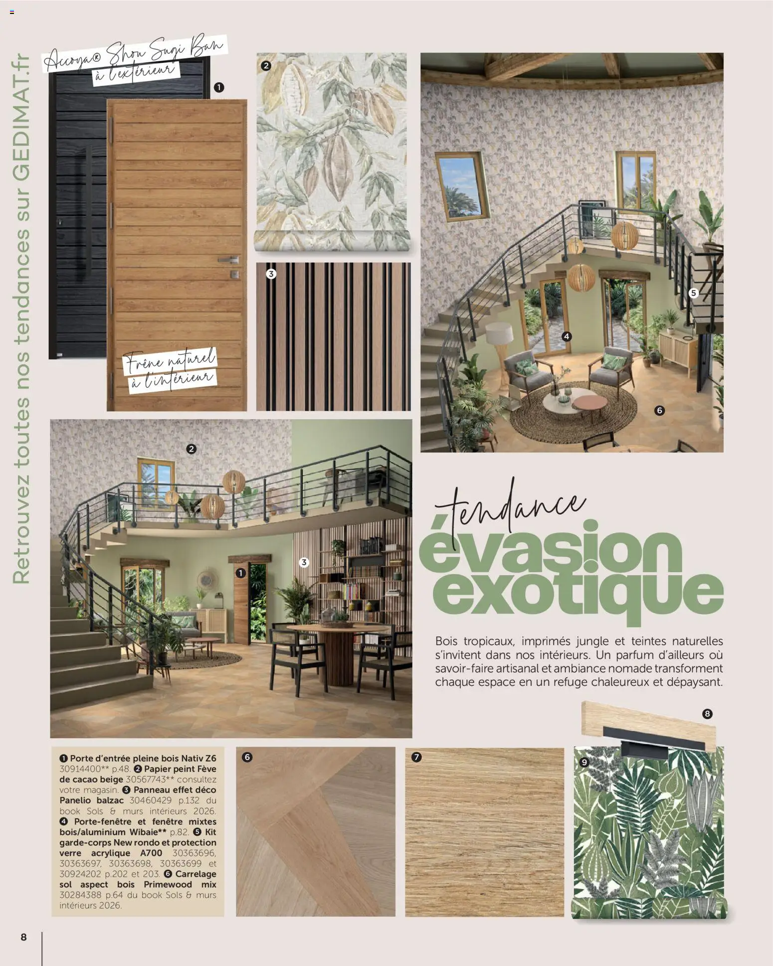 {H1} | Page: 8 | Produits: Fève, Parfum, Porte, Papier peint