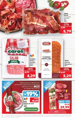 Ofertele Kaufland valabile de la 11.02.2026 | Pagină: 22 | Produse: Pară, Bahçe aydınlatması, Salam, Șuncă