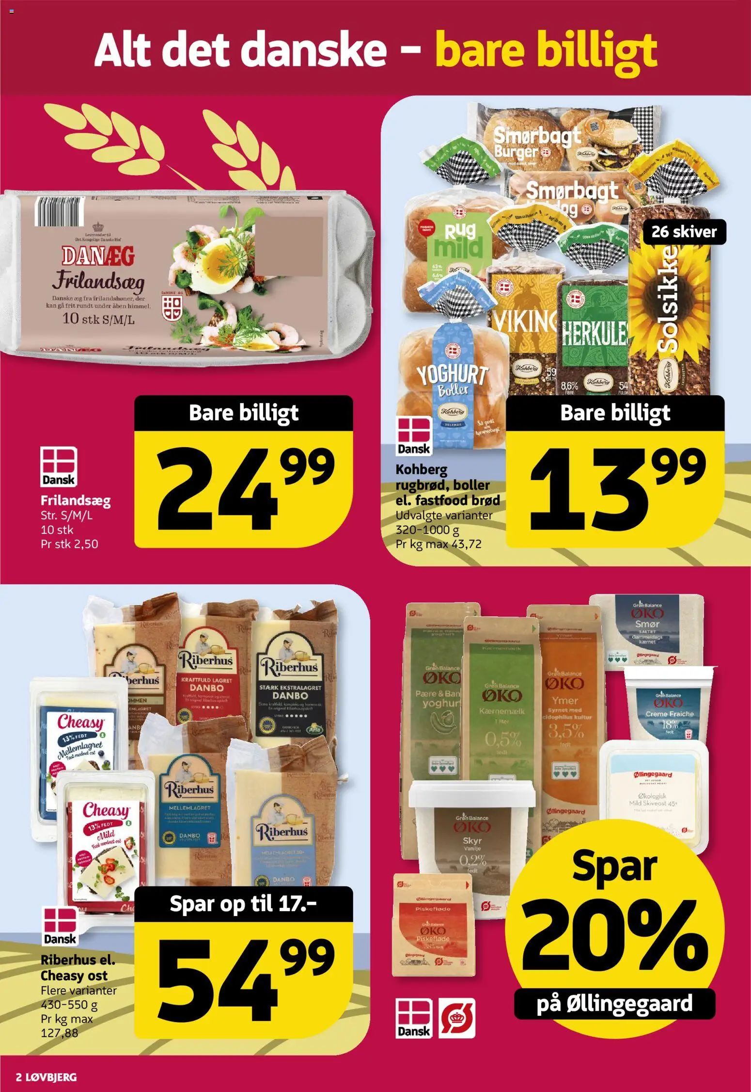 Løvbjerg tilbudsavis – gyldig fra 13.03.2026 | Side: 2 | Produkter: Yoghurt, Creme, Creme fraiche, Vanilje
