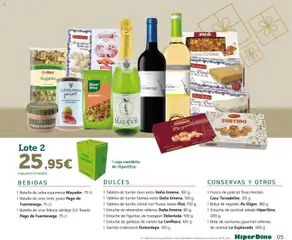 Vista previa HiperDino - Catálogo Lotes y Cestas válido desde el 10.11.2025 | Página: 5 | Productos: Vino, Paté, Bolsa, Anchoa