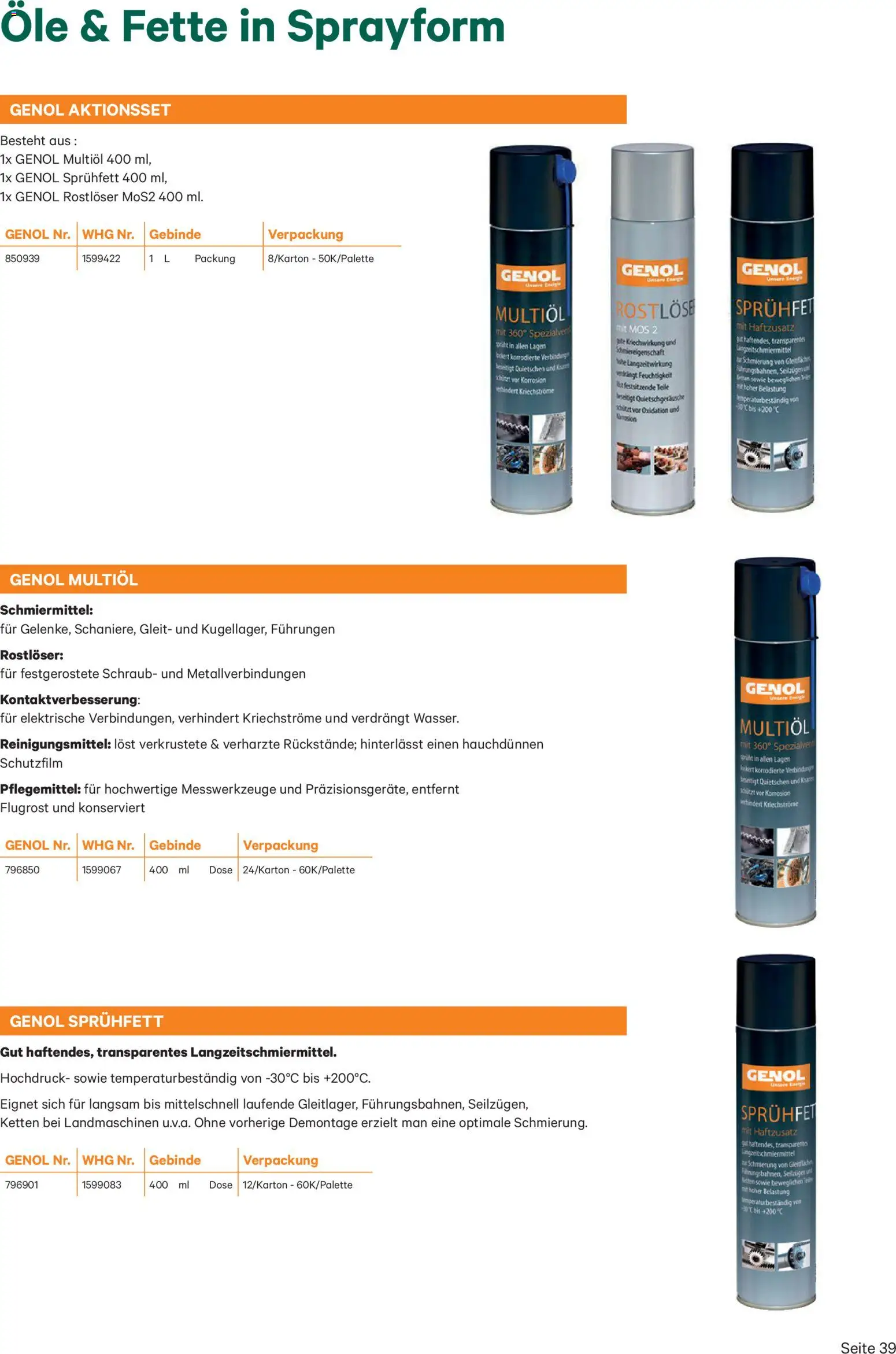 Lagerhaus Genol - Produkt- übersicht gültig ab 03.12.2025 | Seite: 39