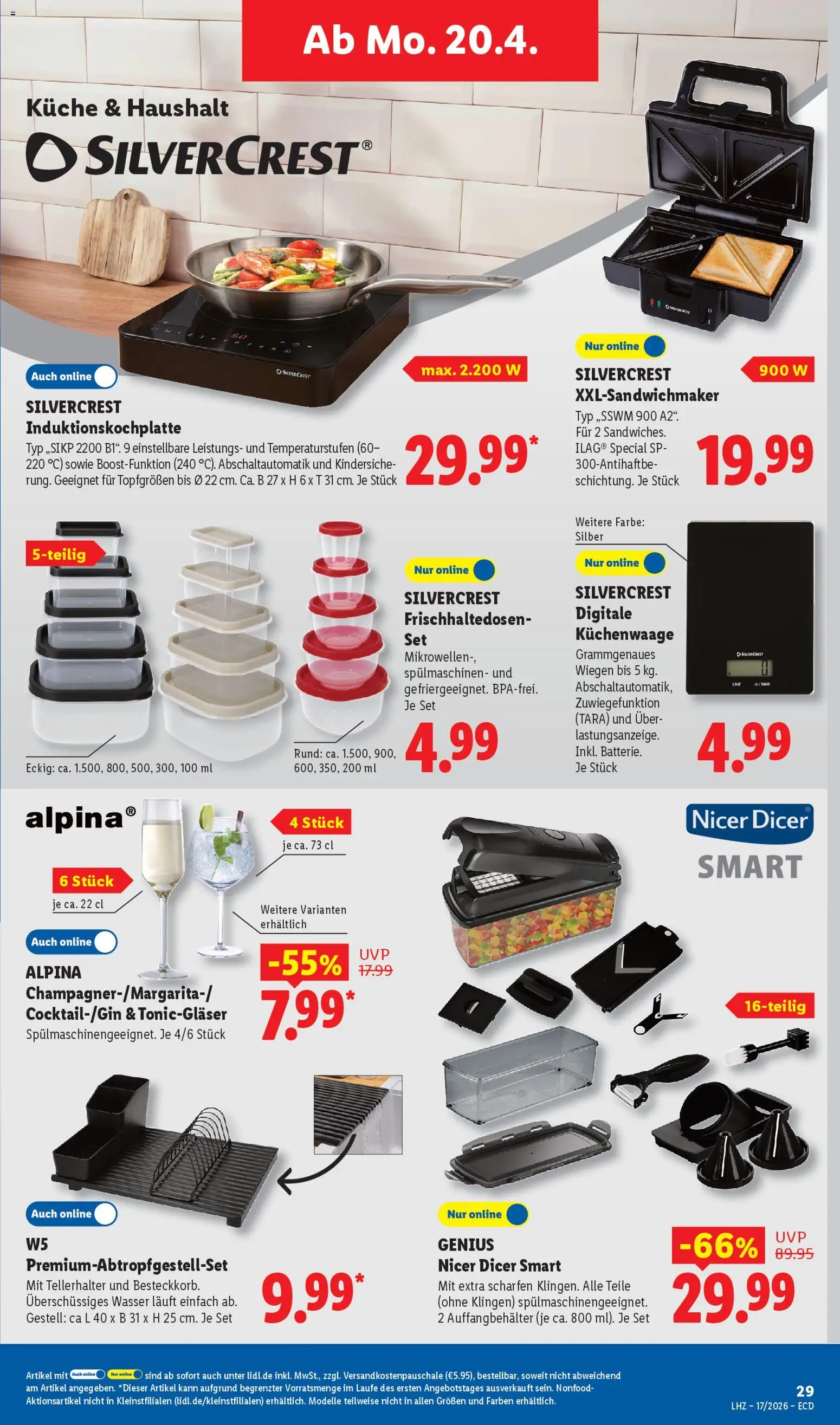 Lidl Exklusive Vorschau – gültig ab 20.04.2026 | Seite: 19 | Produkte: Küche, Wasser