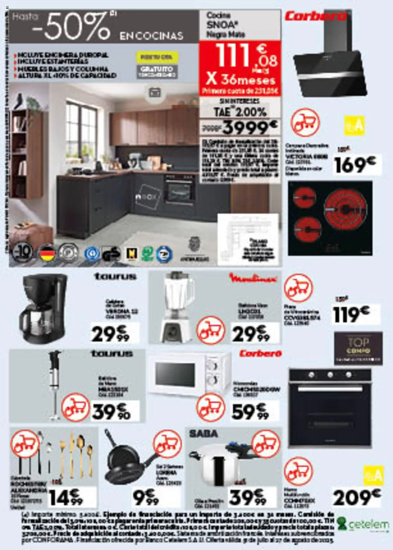 Conforama folleto │ válido desde el 31.07.2025 | Página: 18 | Productos: Cocina