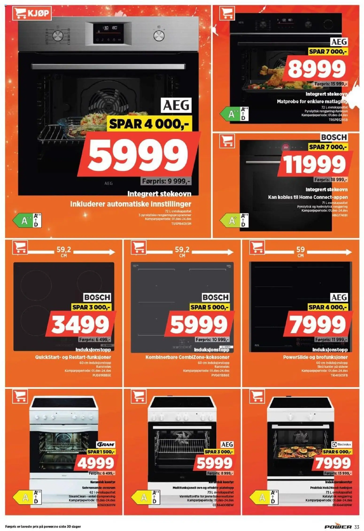 {H1} | Side: 33 | Produkter: Sucre roux, Ovn, Curry, Komfyr