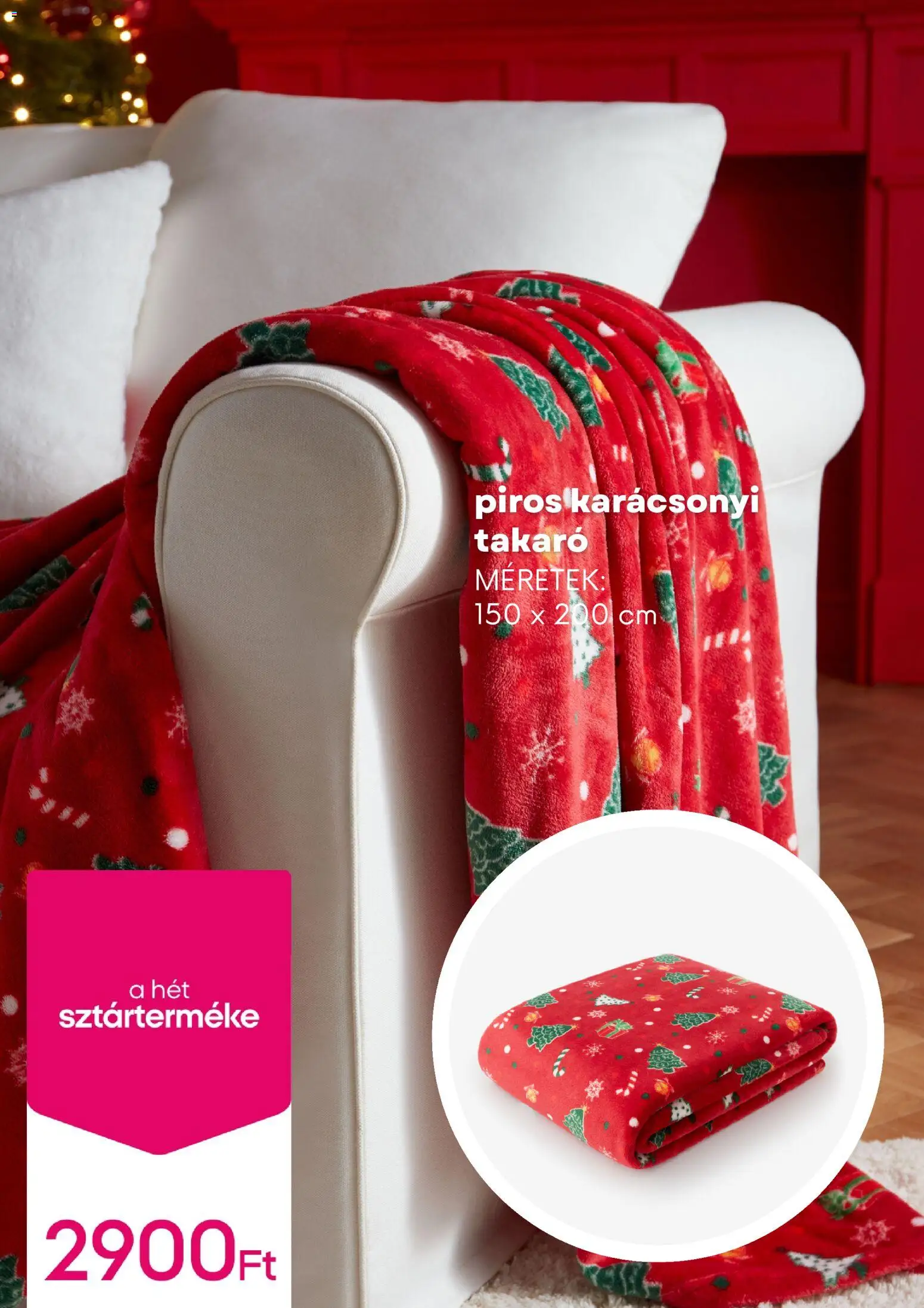 Pepco akciós ujság - amely érvényes a következő dátumtól: 20.11.2025 | Oldal: 2 | Termékek: Takaró