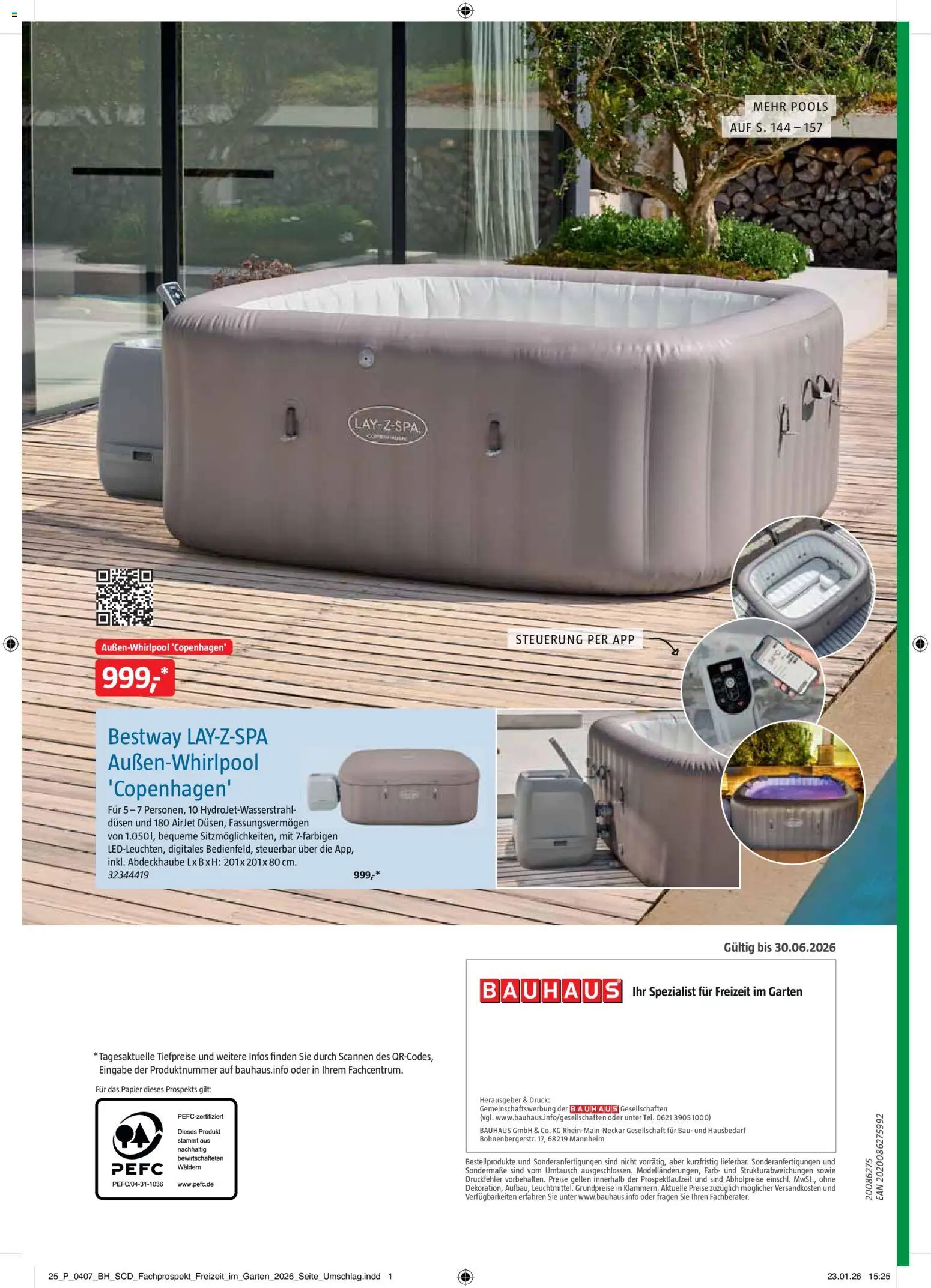 Bauhaus Freizeit im Garten gültig ab 01.05.2026 | Seite: 160