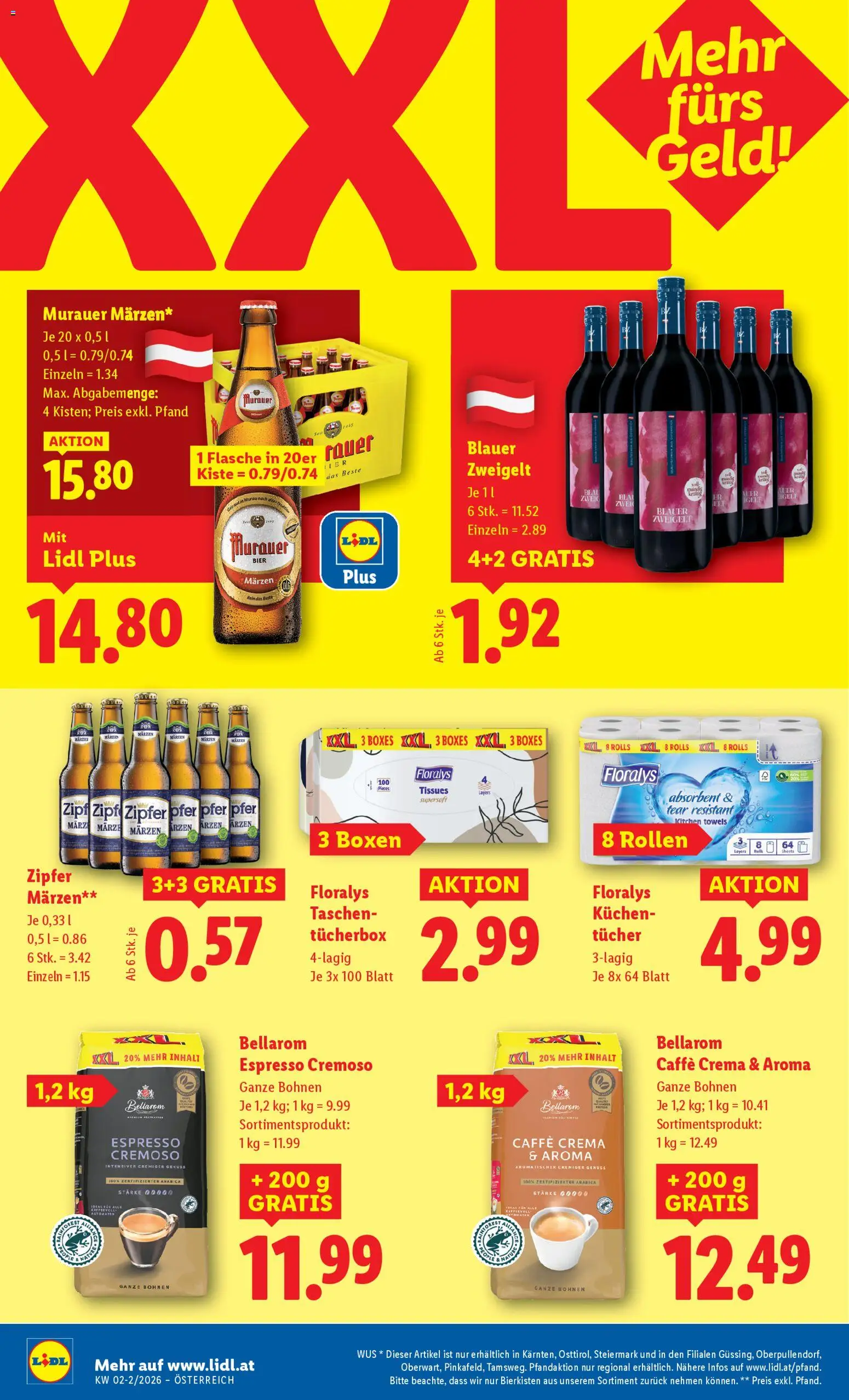 Lidl Flugblatt - Oberpullendorf, Güssing, Oberwart gültig ab 08.01.2026 | Seite: 14 | Produkte: Bier