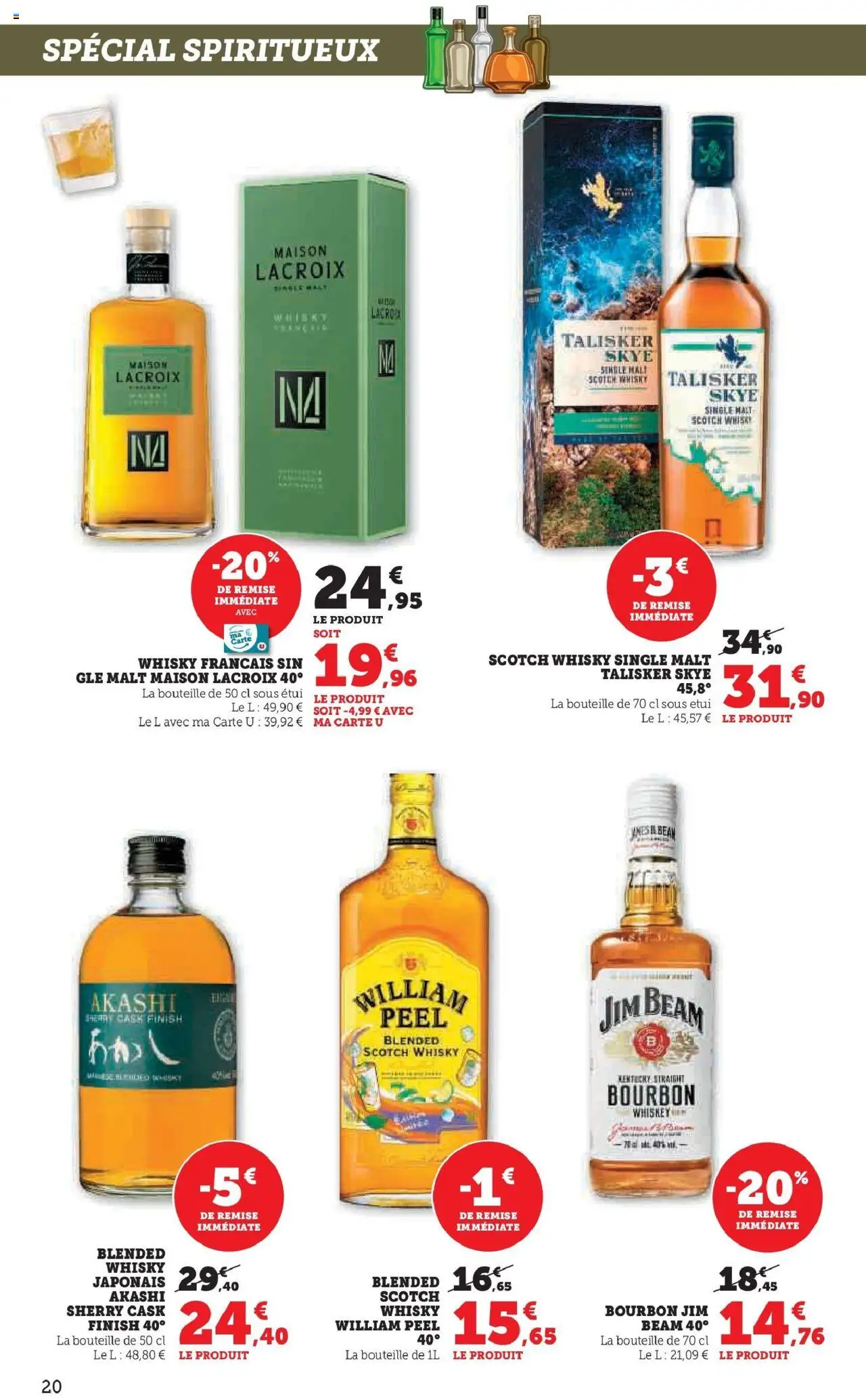 {H1} | Page: 20 | Produits: Whisky, Étui, Whisky japonais, Bourbon