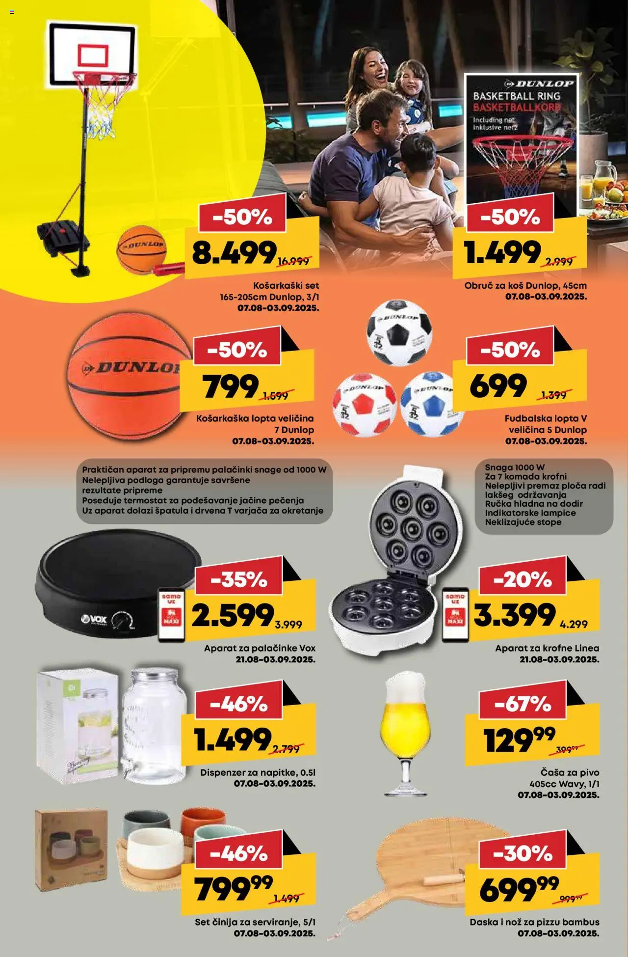 Tempo katalog - važi od 21.08.2025 | Strana: 34 | Proizvode: Aparat za palačinke, Nož, Pivo, Palačinke