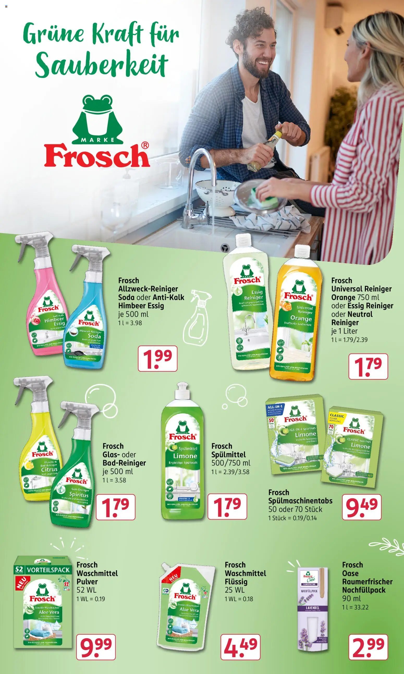 Rossmann Prospekt 	 – gültig ab 27.04.2026 | Seite: 16 | Produkte: Essig, Dusche, Spülmaschinentabs, Lavendel