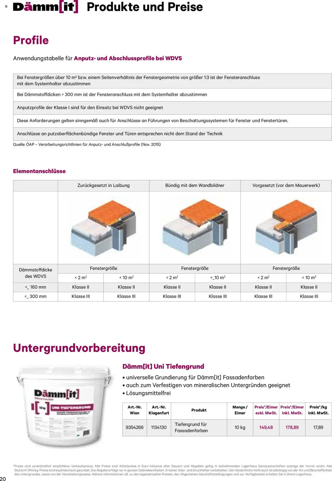 Lagerhaus Dämm[it] Katalog 2025 gültig ab 08.01.2025 | Seite: 20