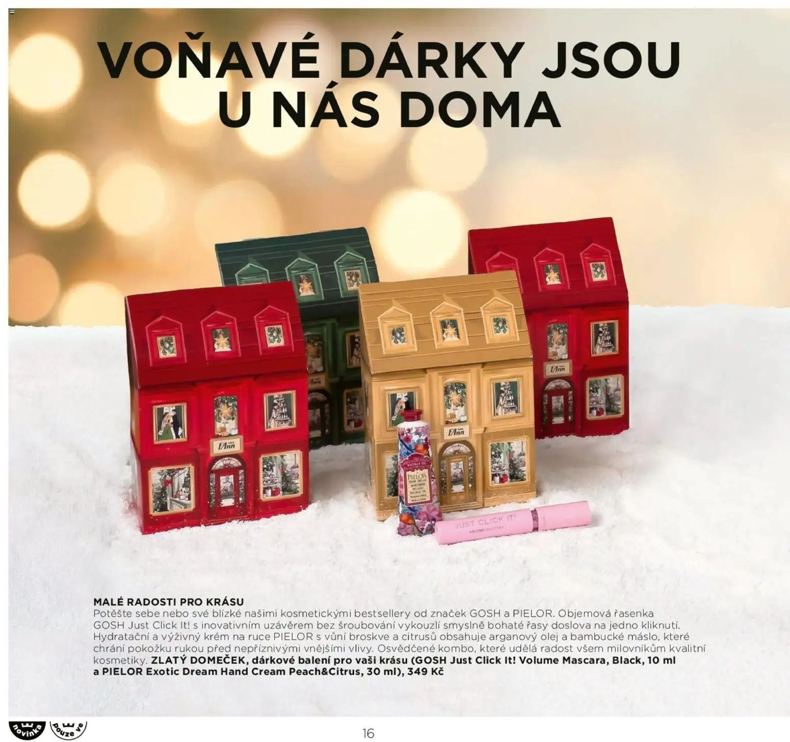 FAnn katalog Vánoce 2025 od 30.10.2025 | Strana: 16 | Produkty: Krém na ruce, Olej, Krém, Řasenka