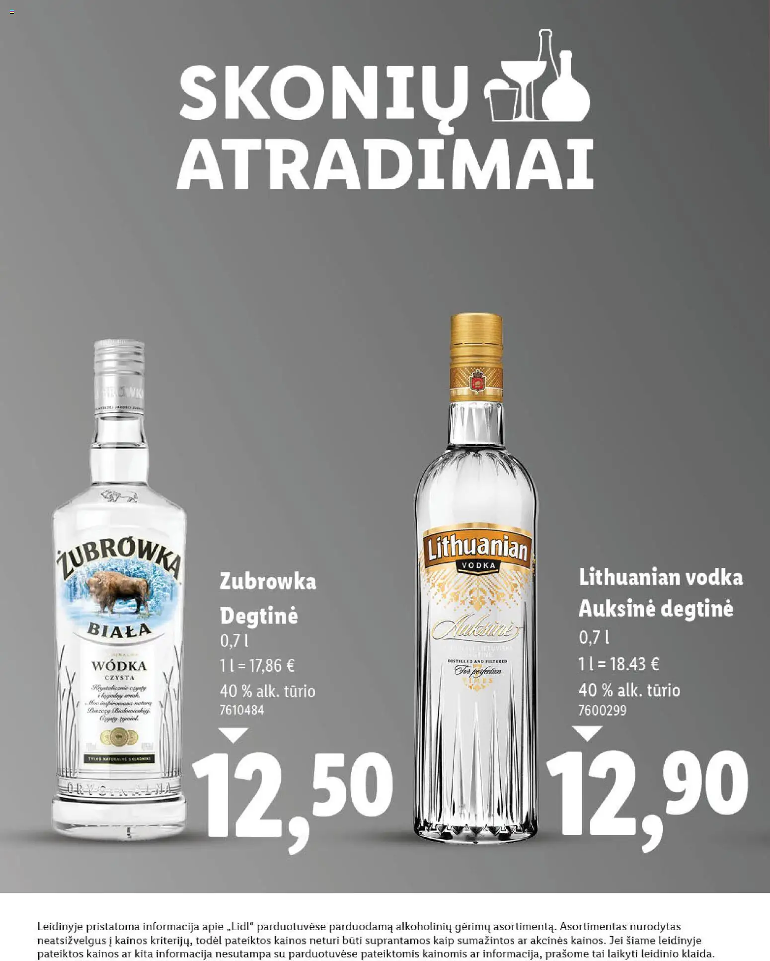 LIDL akcijos nuo 03.11.2025 | Puslapis: 2 | Prekių: Degtinė