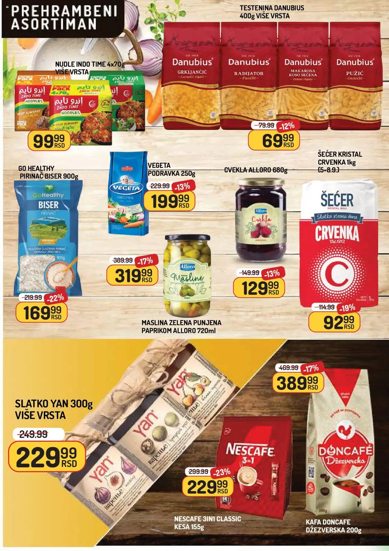 Aman katalog - važi od 05.09.2025 | Strana: 7 | Proizvode: Šećer, Doncafe, Pirinač, Nudle