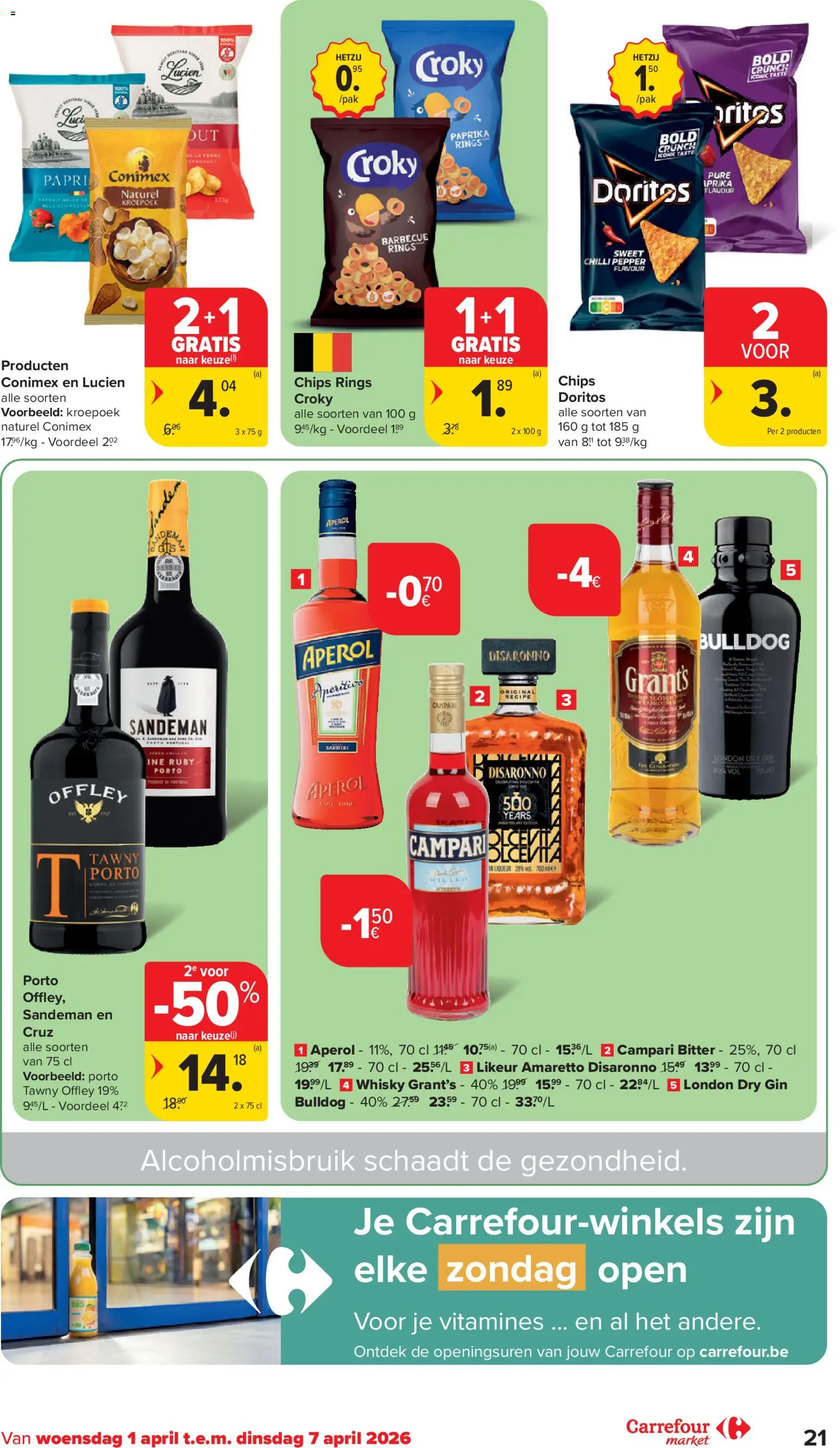 {H1} | Pagina: 21 | Producten: Gin, Chips, Whisky, La