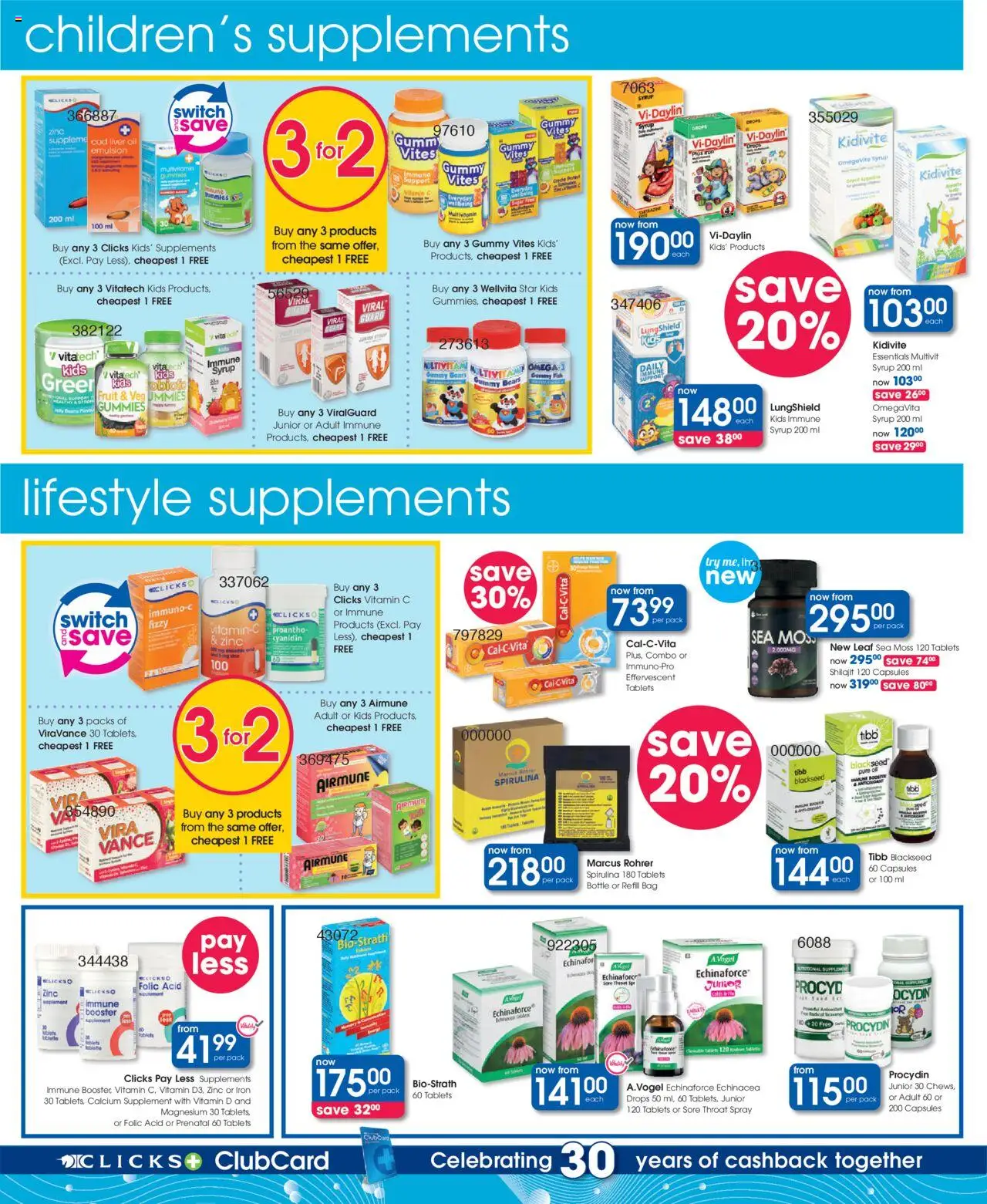 Clicks Specials │ valid from 07.08.2025 | Page: 22 | Products: Drone, Iron, Fruit, Supplements