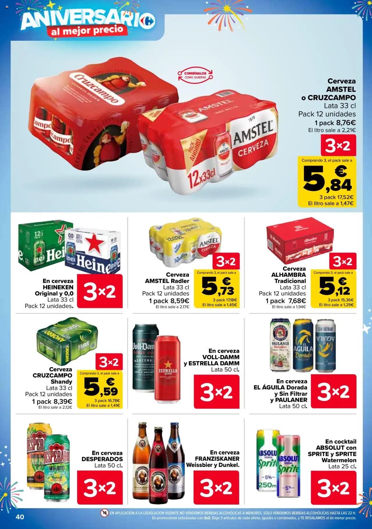 Carrefour folleto │ válido desde el 25.09.2025 | Página: 42 | Productos: Cerveza, Té, Πρίζες, Σπανάκι