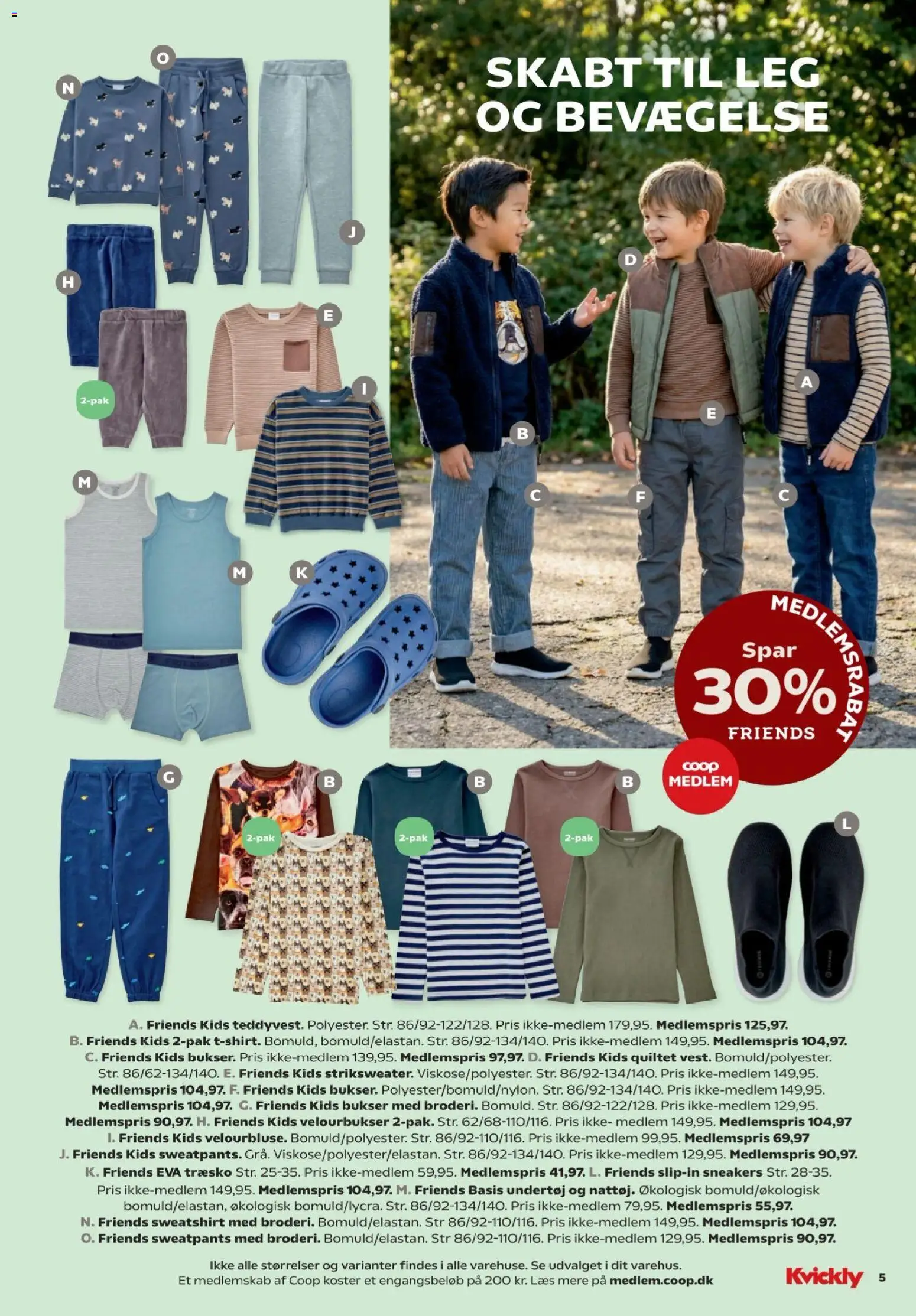 Kvickly tilbudsavis – gyldig fra 27.02.2026 | Side: 5 | Produkter: Bukser, Undertøj, Sneakers