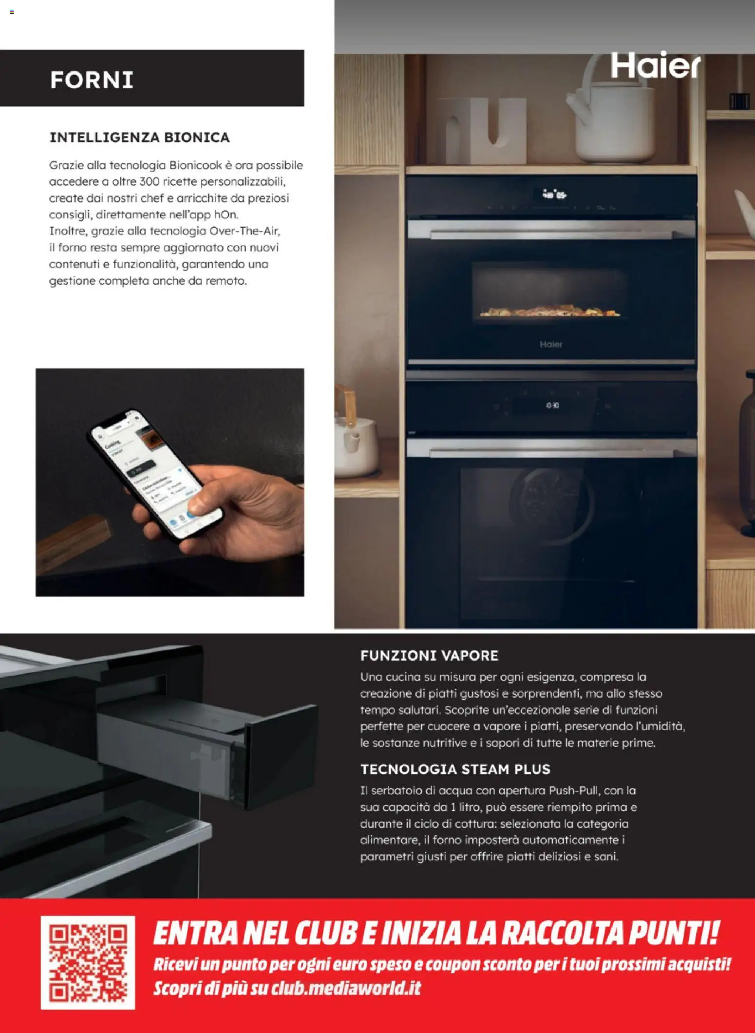 Volantino Media World del 25.11.2025 | Pagina: 40 | Prodotti: Acqua, Forno, Il forno