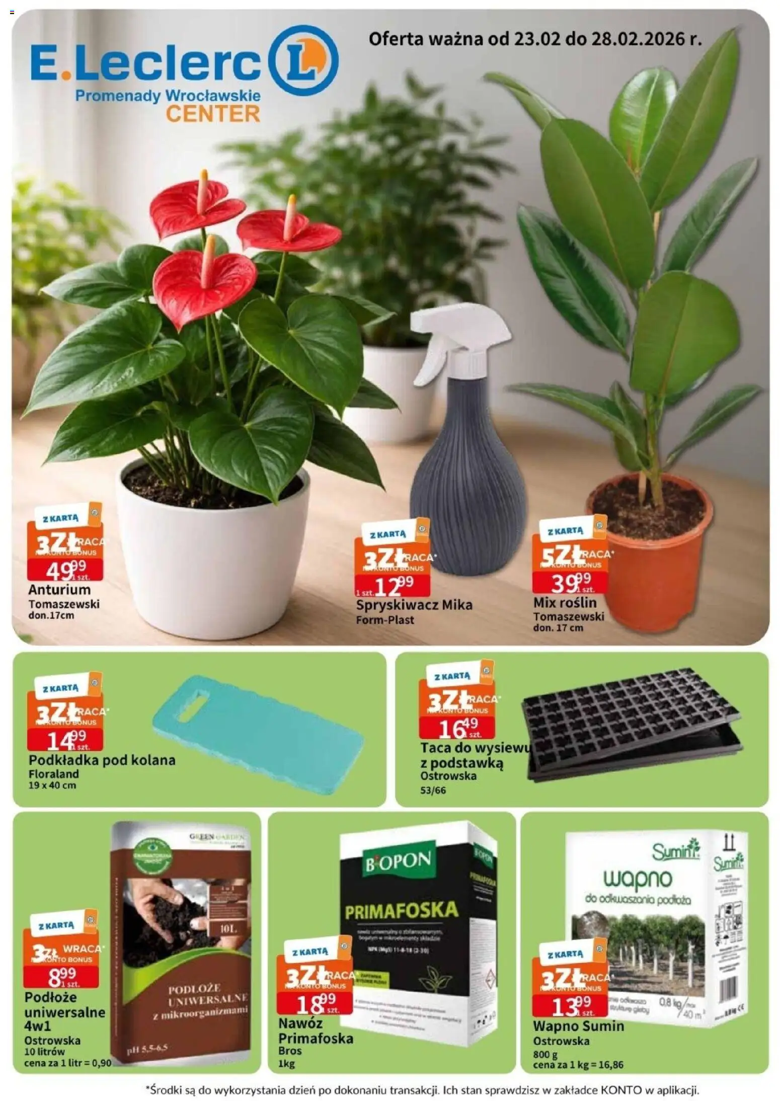E.Leclerc Gazetka - Wrocław od 23.02.2026 | Strona: 2 | Produkty: Karta