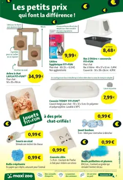 Maxi ZOO - Prévisualisation de Maxi ZOO catalogue valide à partir de 08.10.2025 | Page: 3 | Produits: Souris, Jouets, Arbre à chat, Litière