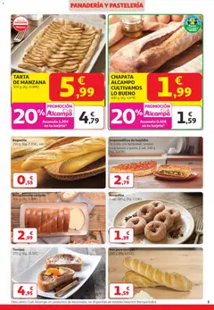 Vista previa Alcampo  Canarias válido desde el 25.03.2026 | Página: 5 | Productos: Pan, Πορσελάνη, Manzana, Panadería