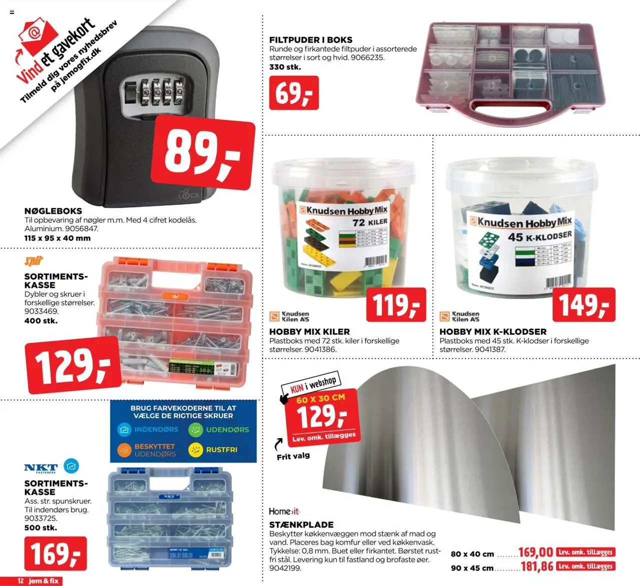 Jem & fix tilbudsavis – gyldig fra 19.10.2025 | Side: 12 | Produkter: Komfur, Boks