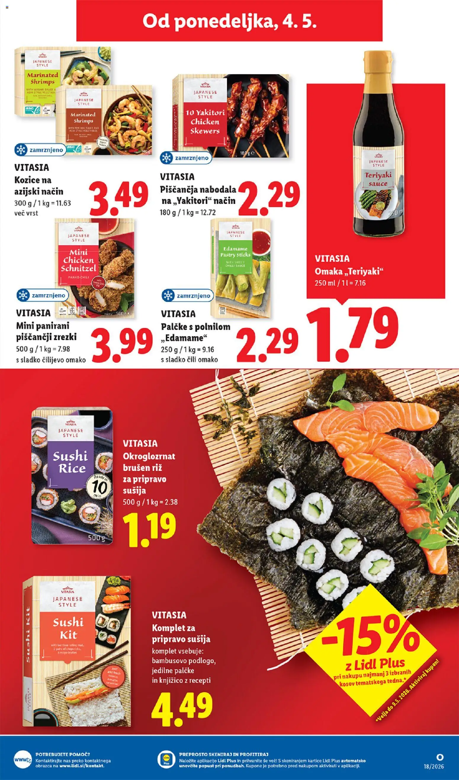 Novi Lidl katalog ponudbe – veljaven od 29.04.2026 | Stran: 47 | Izdelki: Nabodala, Riz, Omaka, Cili
