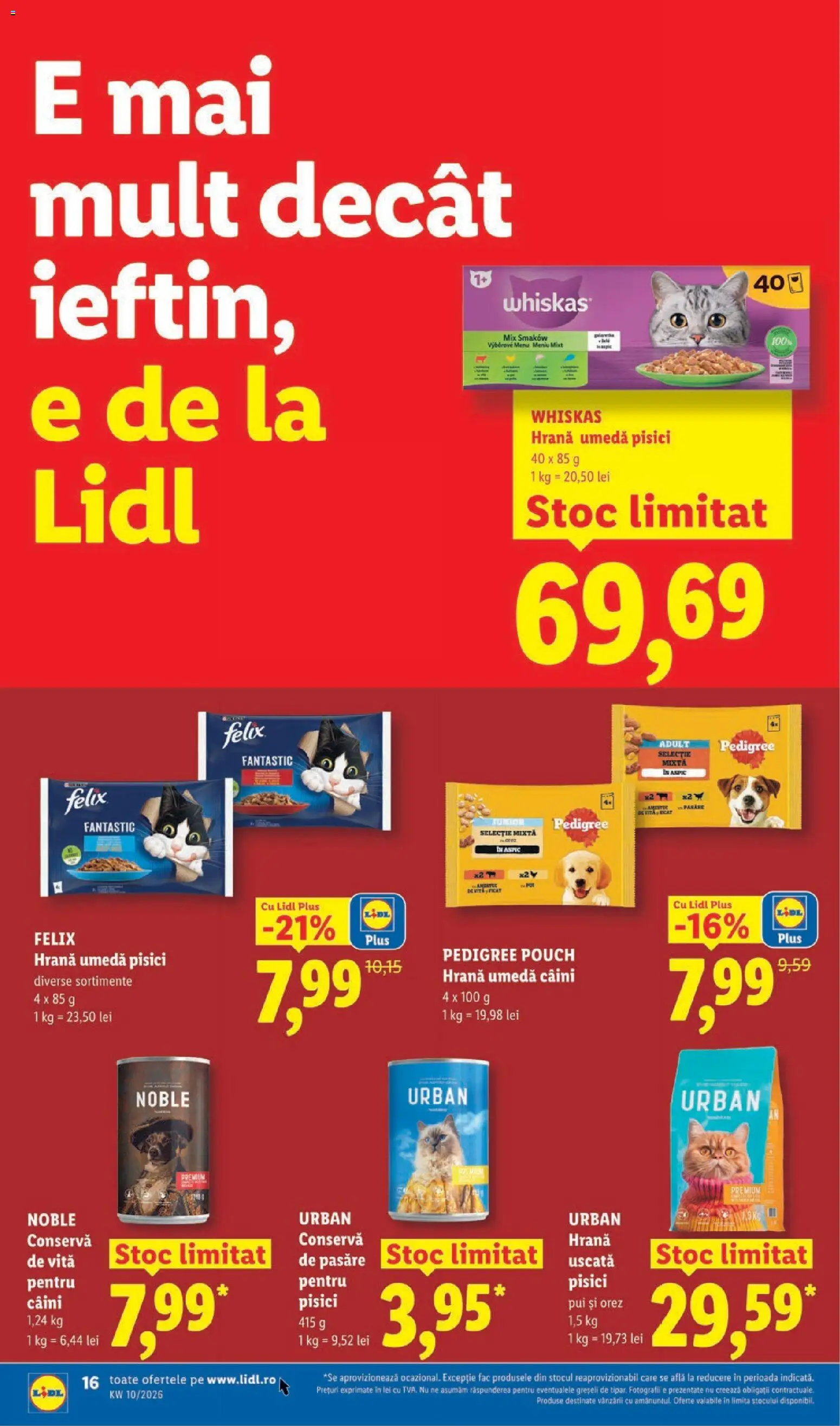 Noul catalog Lidl – valabil de la 02.03.2026 | Pagină: 16 | Produse: Hacıyatmaz Kedi Oyuncağı, Orez