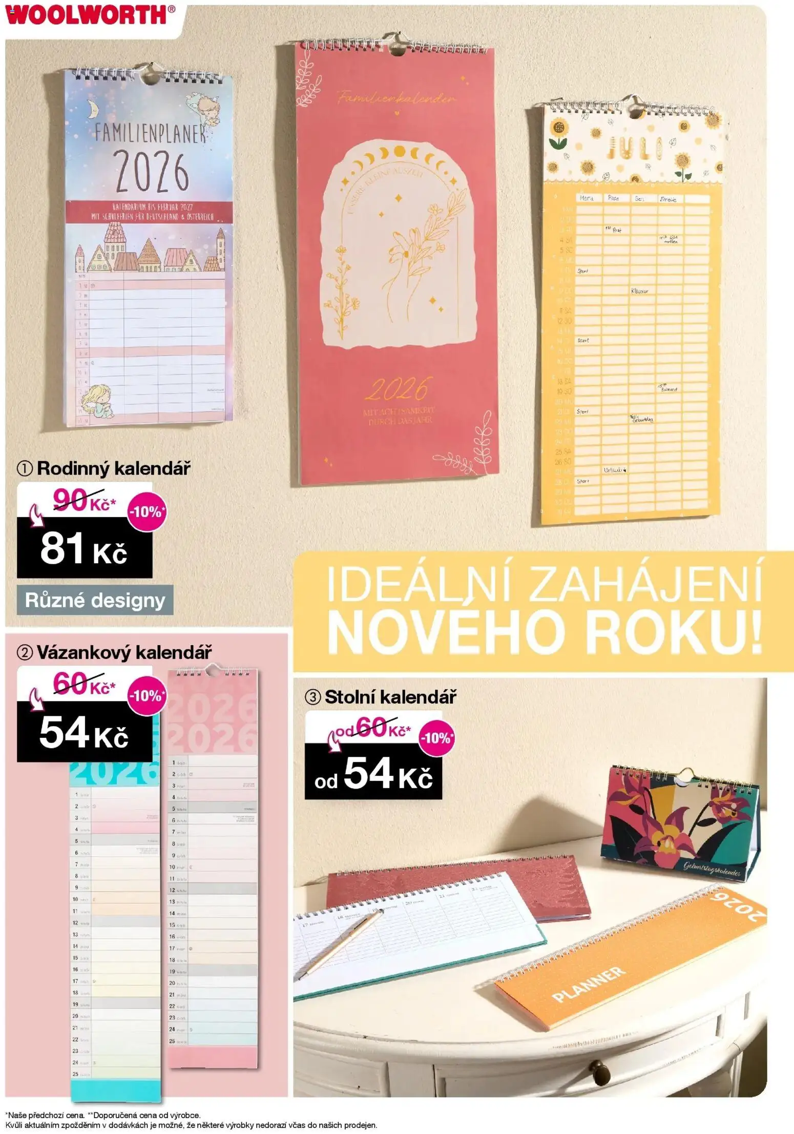 Woolworth leták od 21.11.2025 | Strana: 21 | Produkty: Kalendář