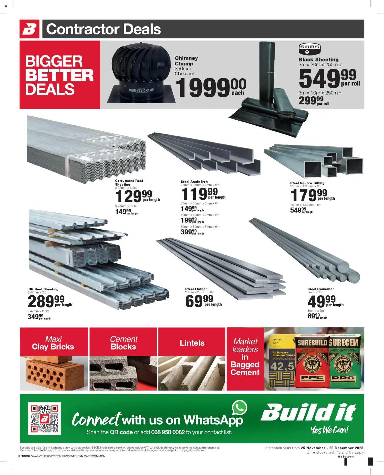 New Build It catalogue – valid from 25.11.2025 | Page: 8 | Products: Art, Chimney champ, Plaster, Clay