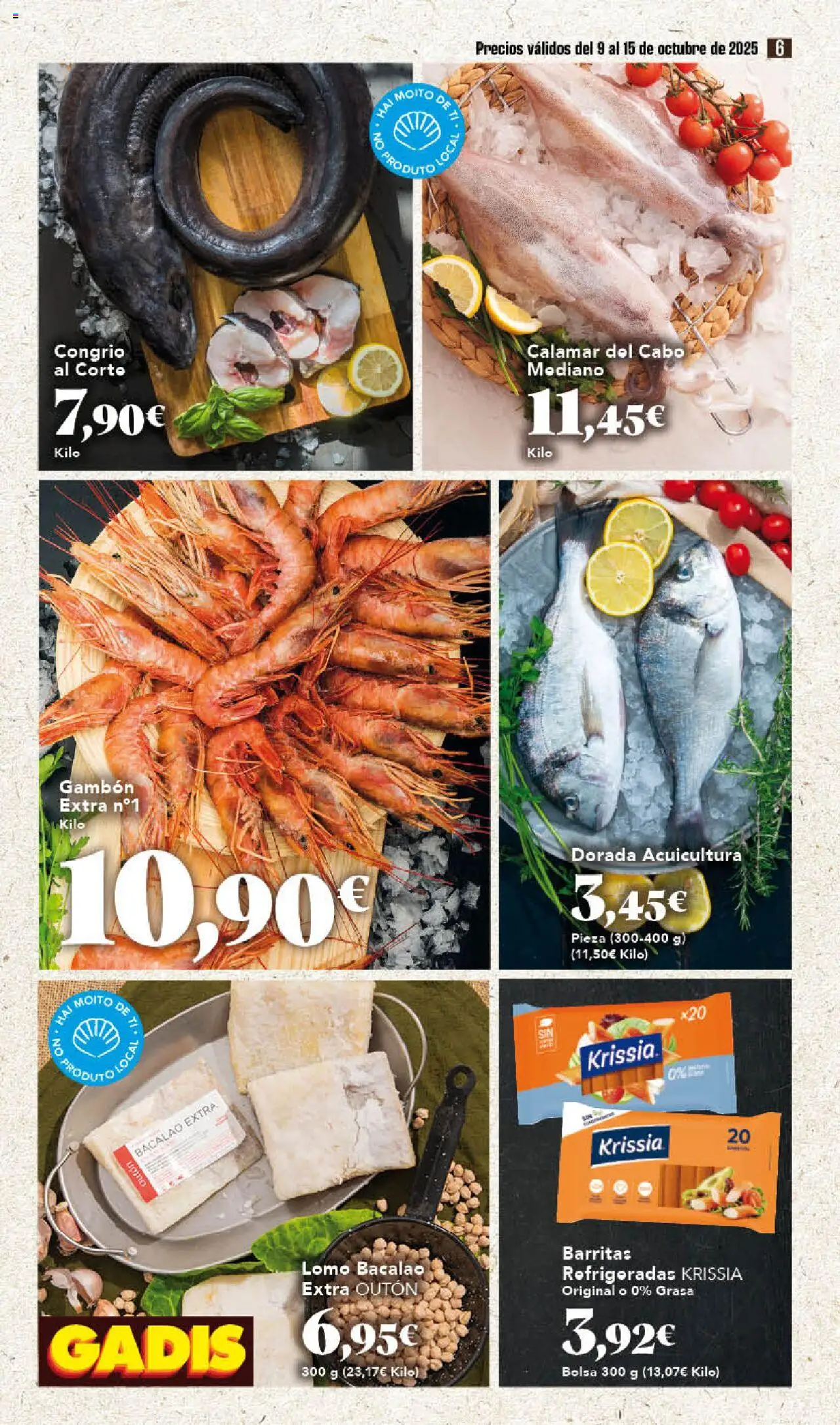 Gadis folleto │ válido desde el 09.10.2025 | Página: 6 | Productos: Bolsa