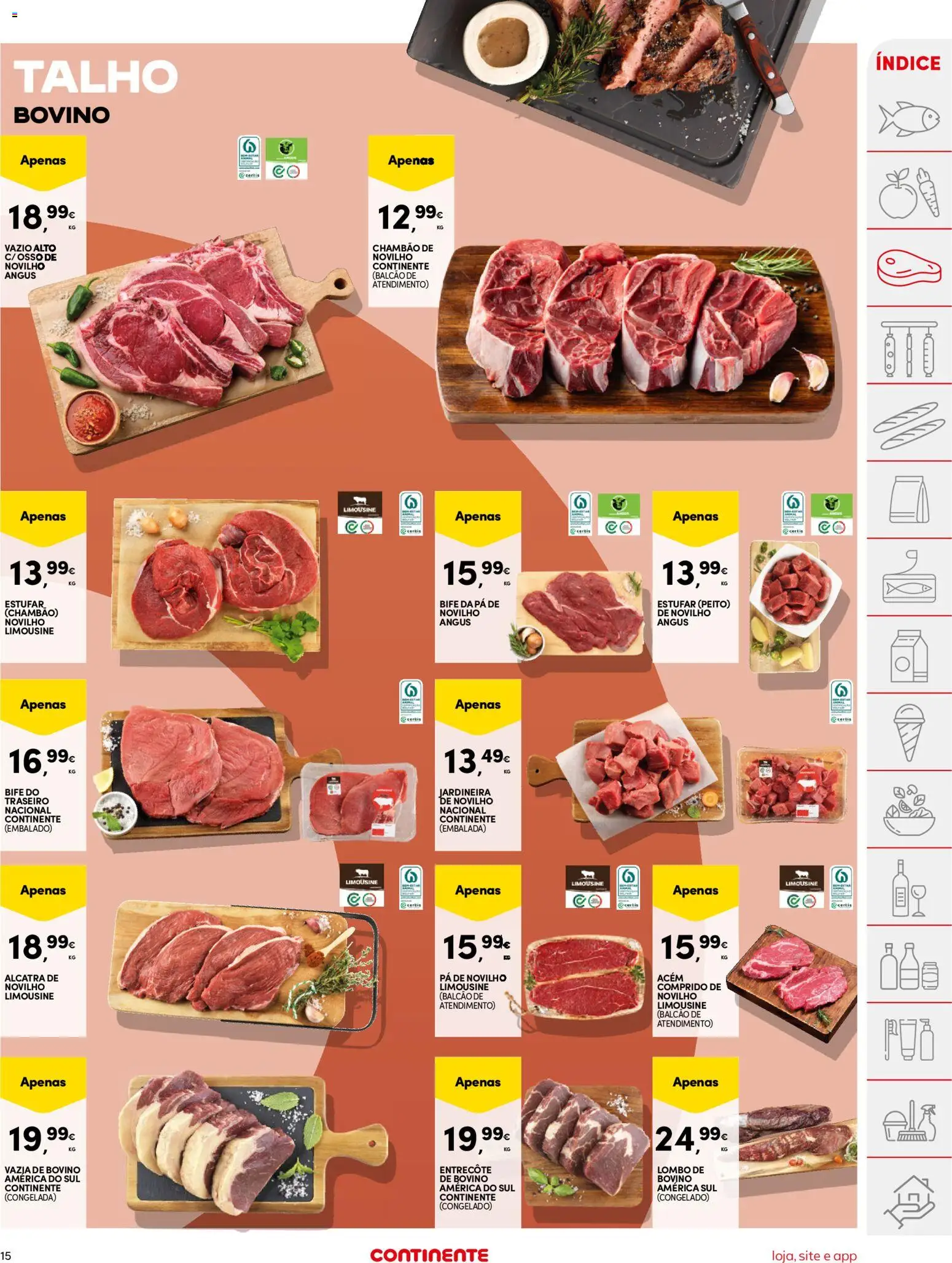 Continente folheto │ válido de 24.02.2026 | Página: 15 | Produtos: Lombo, Pá