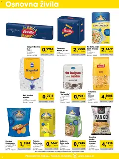 Tuš katalog akcije – veljaven od 01.02.2026 | Stran: 6 | Izdelki: Kos, Kuskus, Riz, Testenine