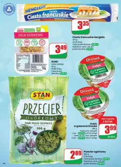 Pogląd oferty "Ciasto francuskie Henglein, 275 g" - ważna od 22.10.2025 | Strona: 44 | Produkty: Ciasto francuskie, Ciasto, Indyk w galarecie