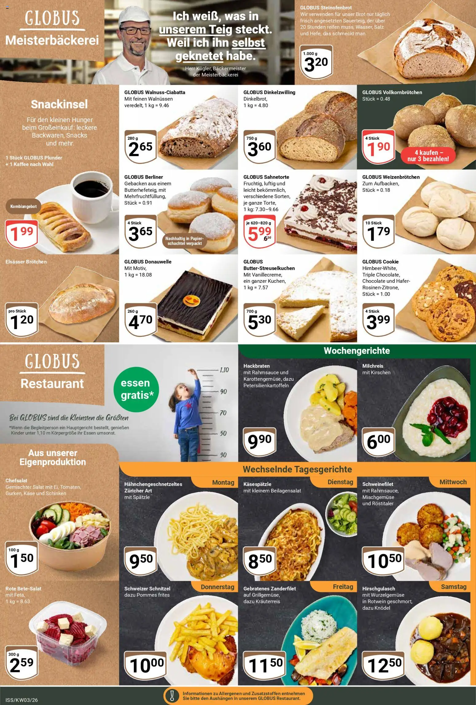 Globus Prospekt 	 – gültig ab 12.01.2026 | Seite: 6 | Produkte: Pommes, Kirschen, Salz, Brot