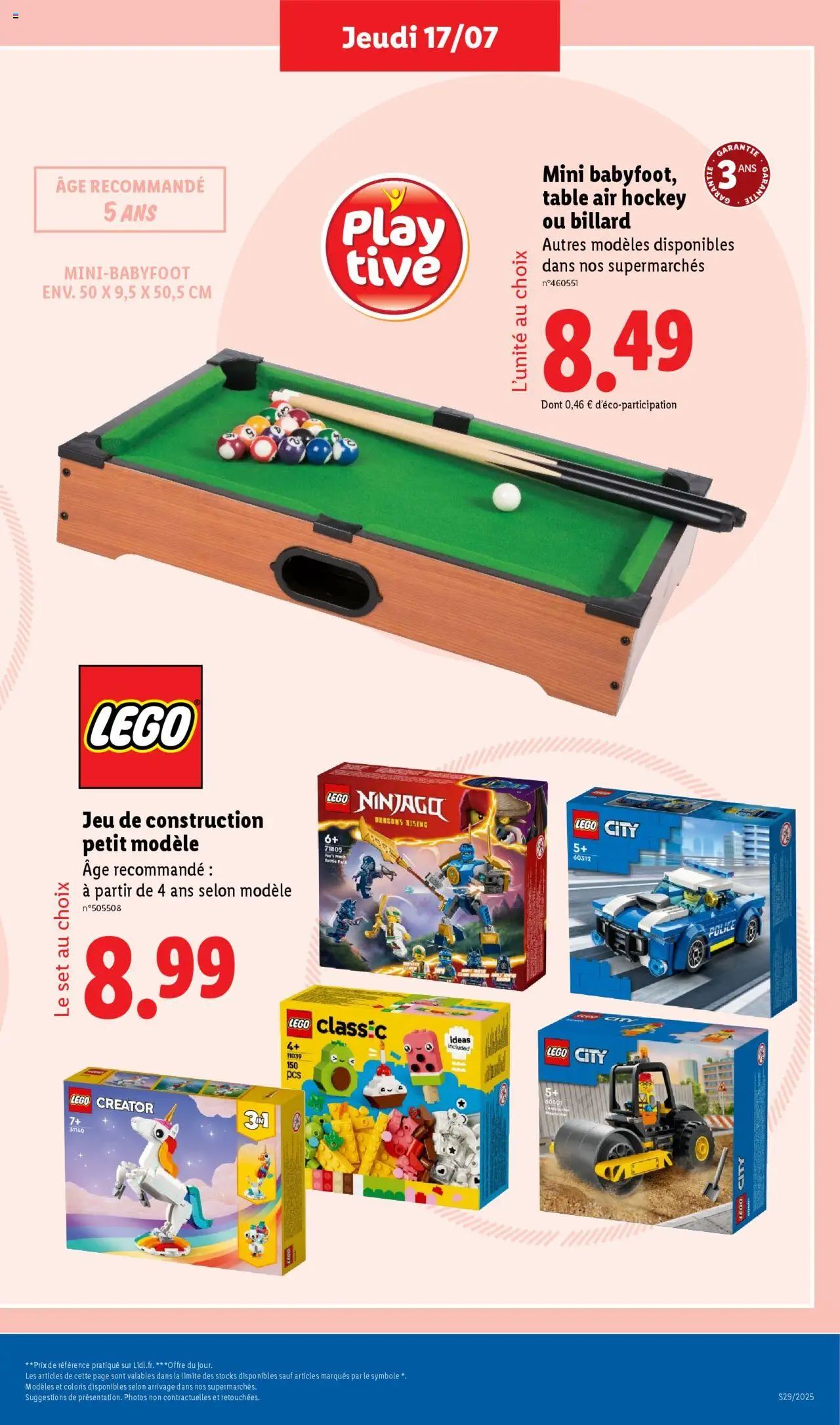  | Page: 45 | Produits: Légo, Table